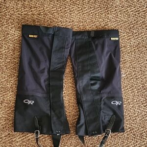 Outdoor Research Gaiters HD Crocodiles Black Medium Made in USA